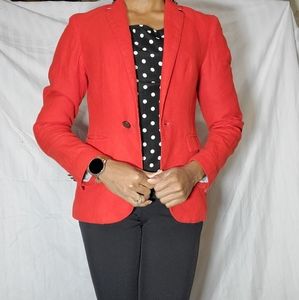 Red blazer